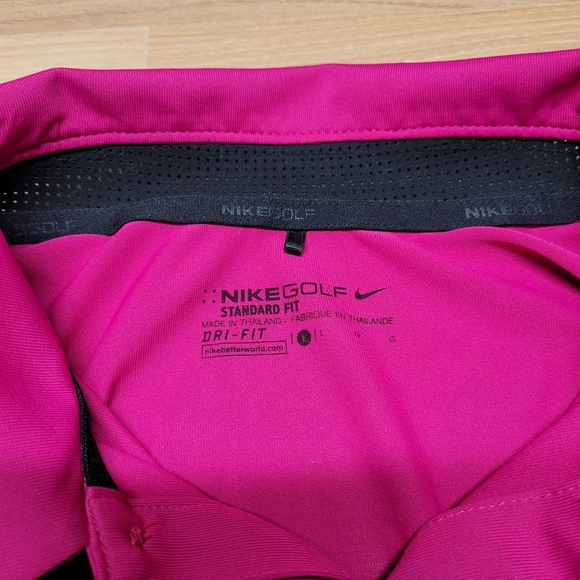 Nike Dri Fit Standard Fit Mens Polo Size L. - Picture 3 of 3